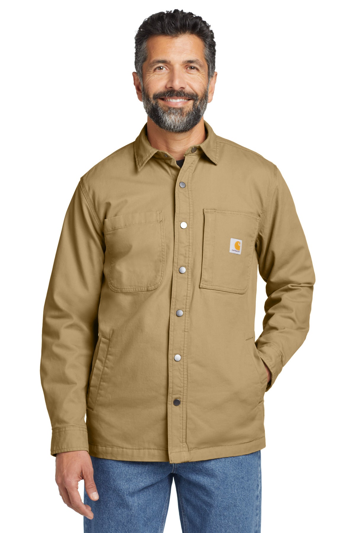 Carhartt® Rugged Flex® Fleece-Lined Shirt Jac CT105532 – SanMar Sports