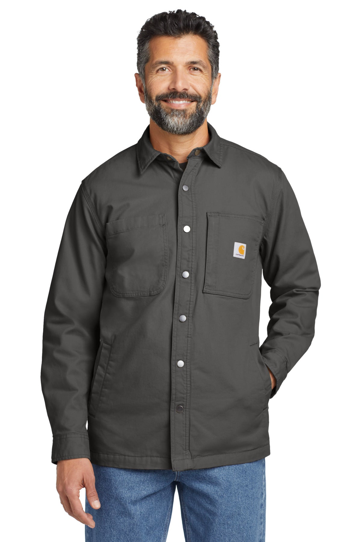 Carhartt® Rugged Flex® Fleece-Lined Shirt Jac CT105532 – SanMar Sports