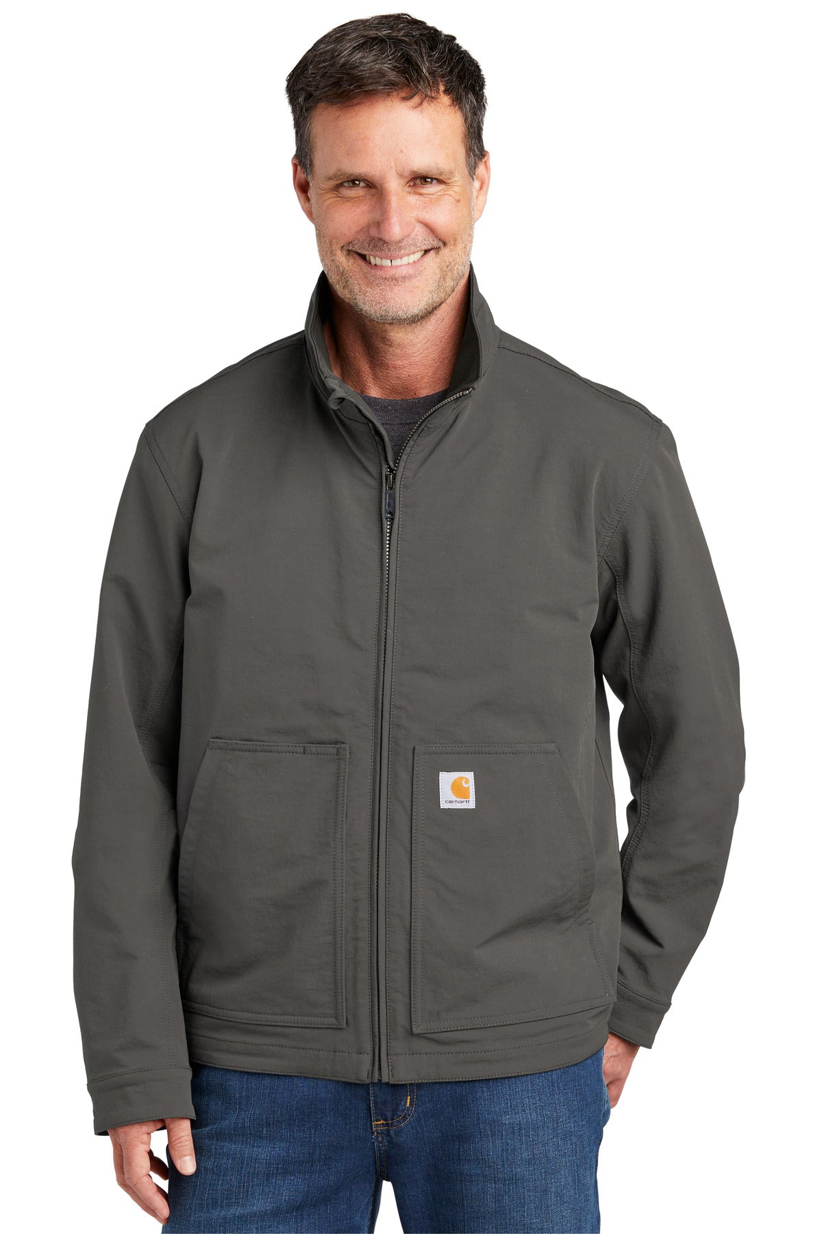 Carhartt ダークグレー ジャケットD4 Carhartt】 (カーハート) Duck Active Jacket J140 Gravel