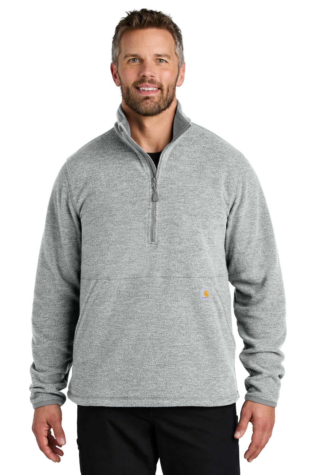 Carhartt® Textured 1/2-Zip Fleece Jacket CT106417 – SanMar Sports