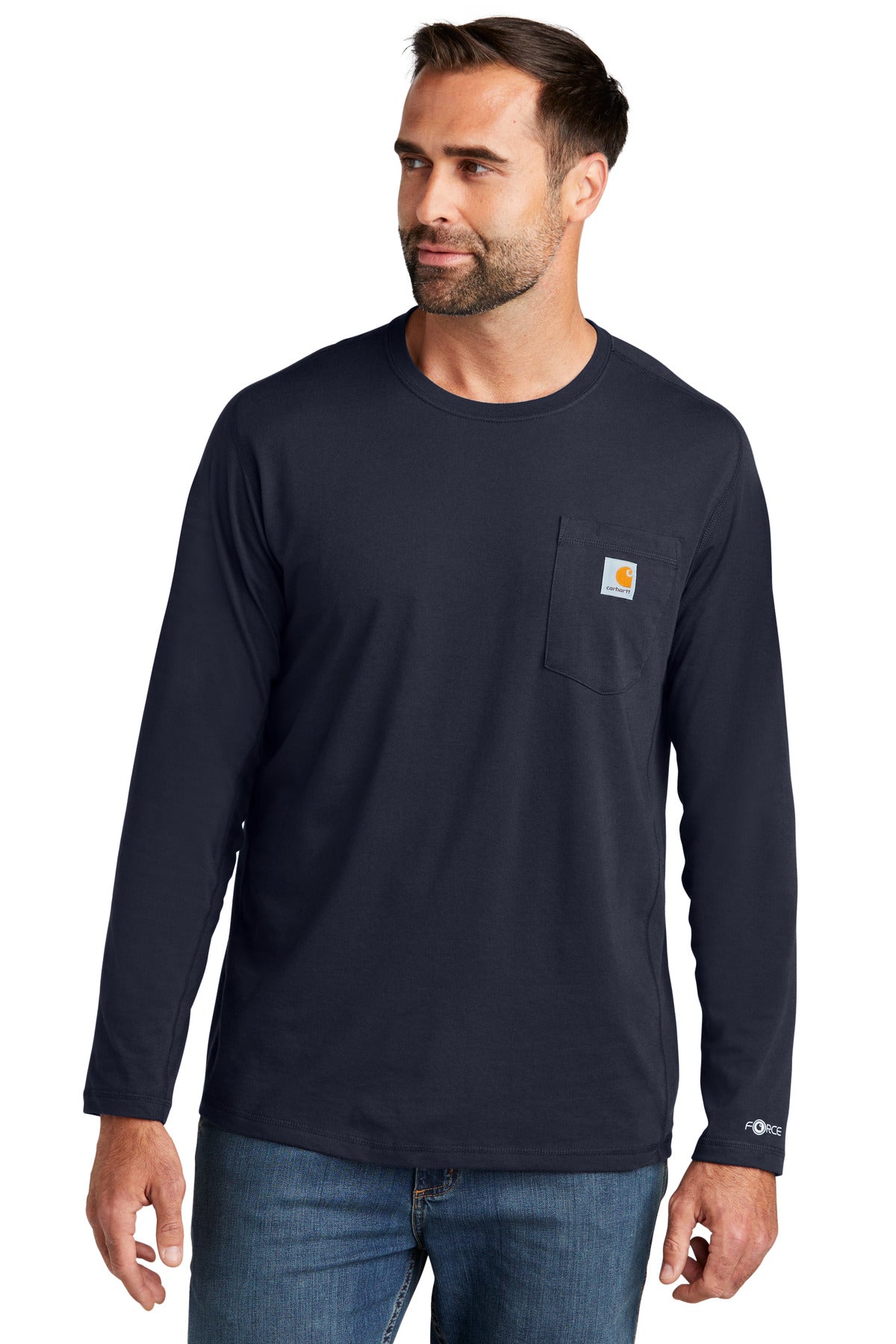 Carhartt Force® Long Sleeve Pocket T-Shirt CT106656 – SanMar Sports