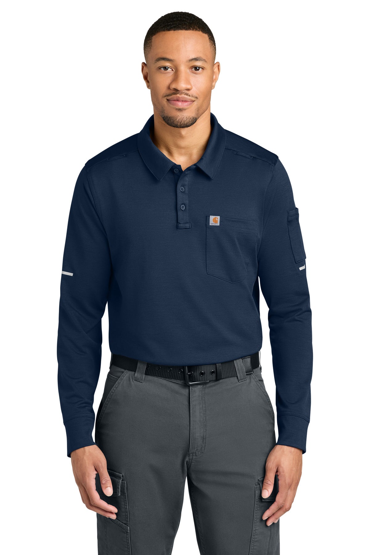 Carhartt® FLD & RSCU Long Sleeve Polo CTC16129