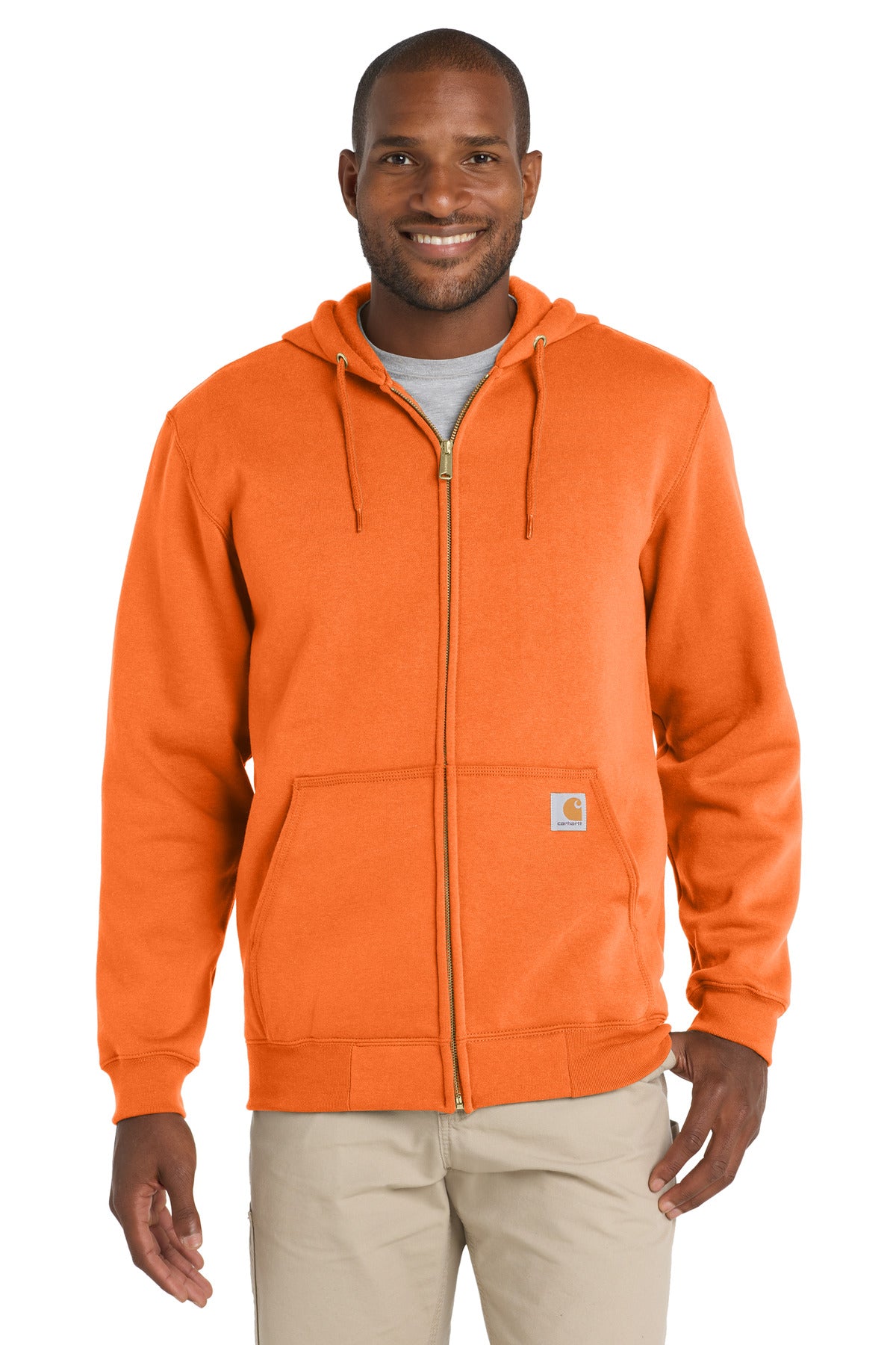 Carhartt ® Midweight Hooded Zip-Front Sweatshirt. CTK122