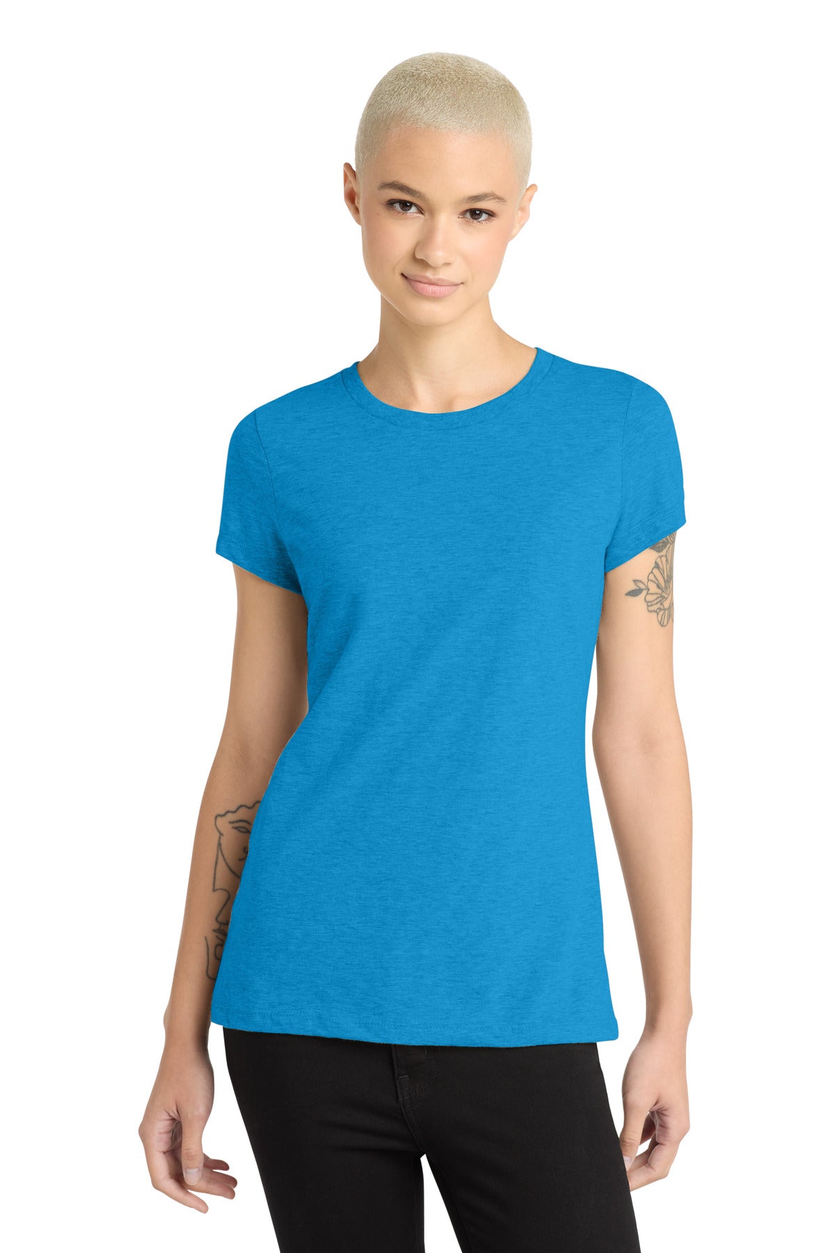 District ® Women's Perfect Blend® CVC Tee. DM108L