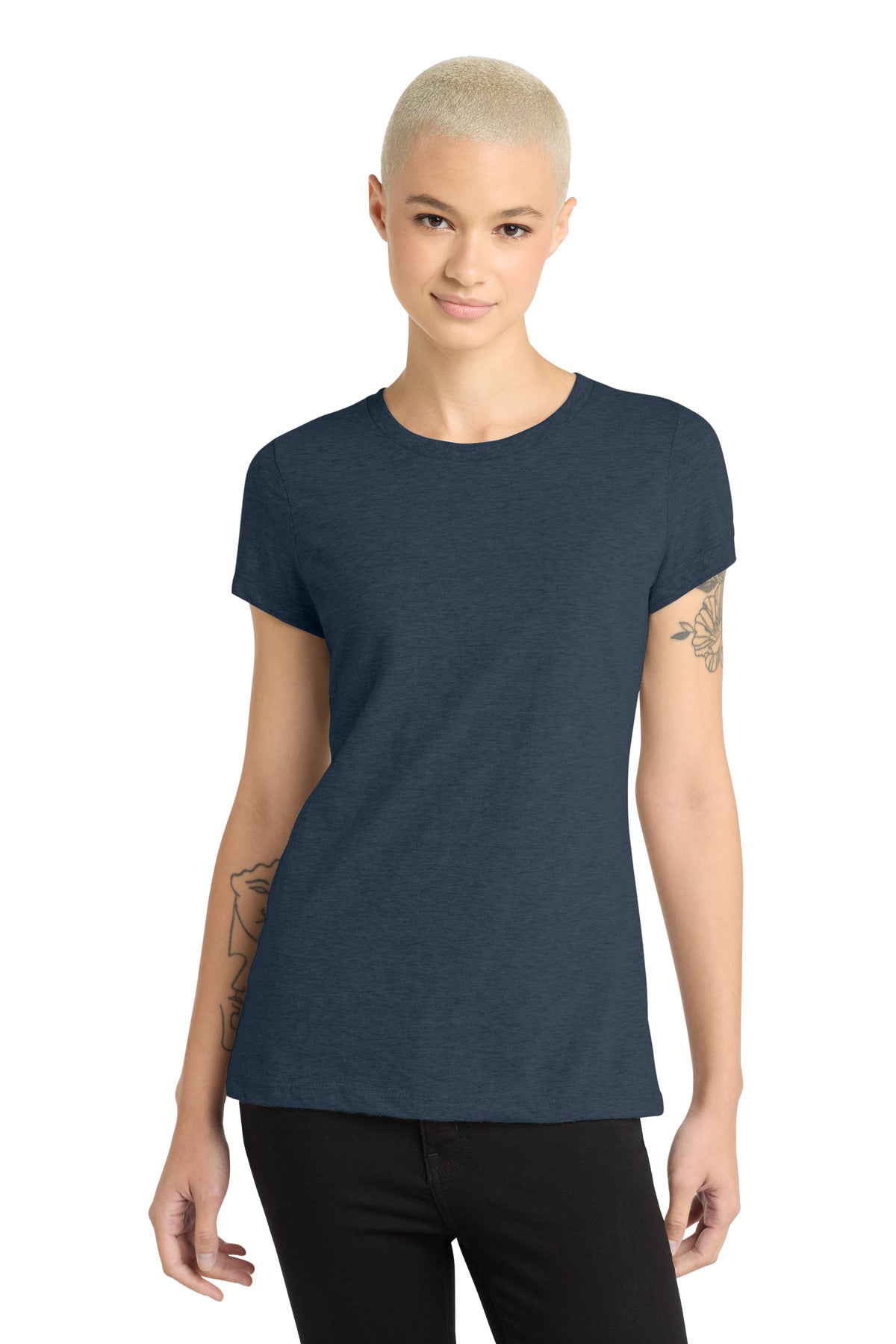 District ® Women's Perfect Blend® CVC Tee. DM108L