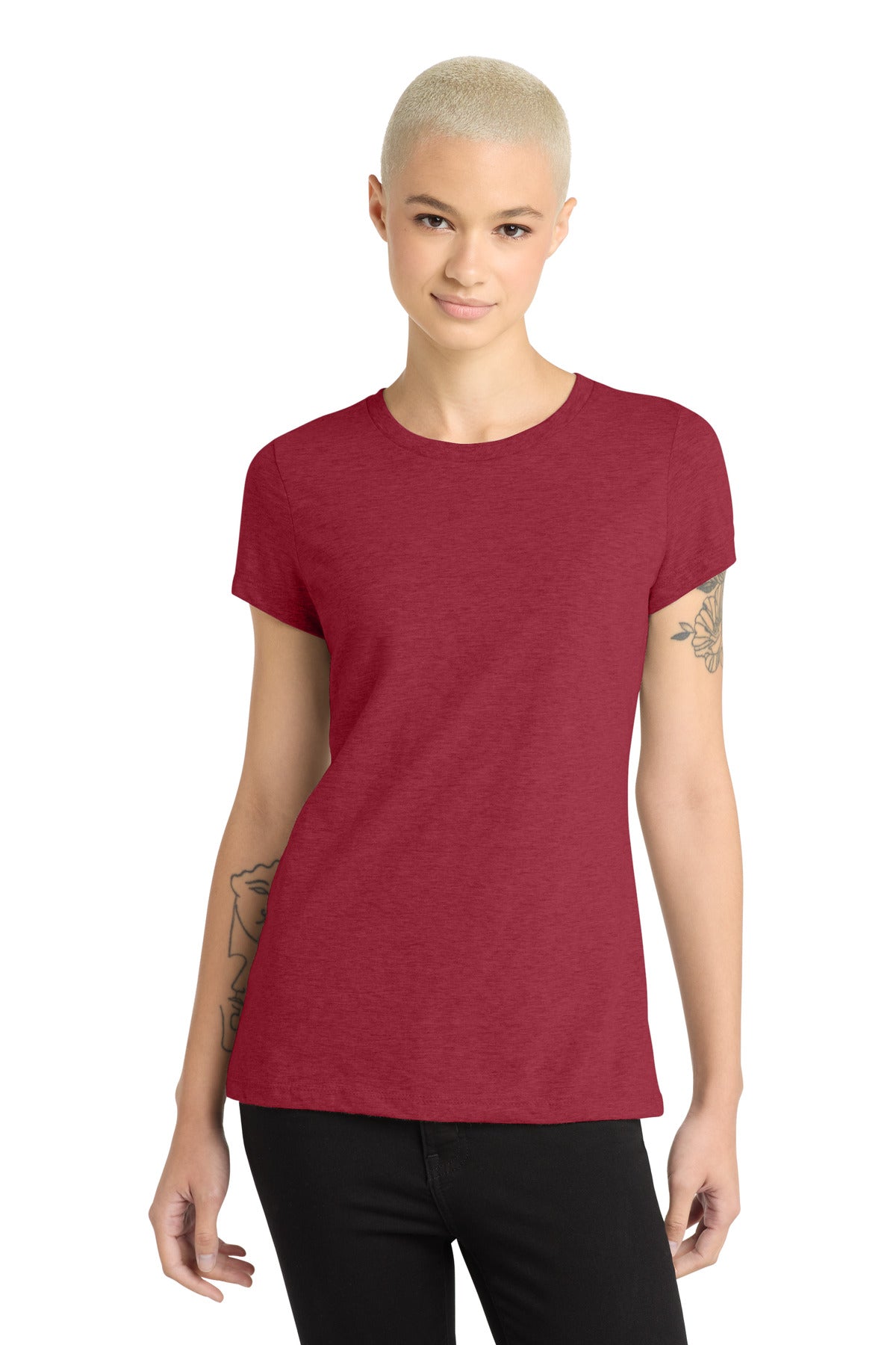 District ® Women's Perfect Blend® CVC Tee. DM108L