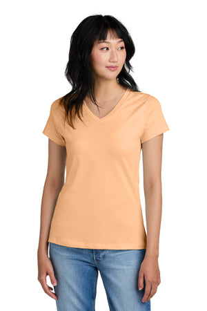 District® - Women's Perfect Weight® V-Neck Tee. DM1170L