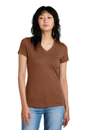 District® - Women's Perfect Weight® V-Neck Tee. DM1170L