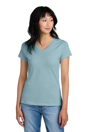 District® - Women's Perfect Weight® V-Neck Tee. DM1170L