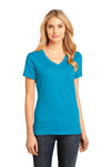 District® - Women's Perfect Weight® V-Neck Tee. DM1170L