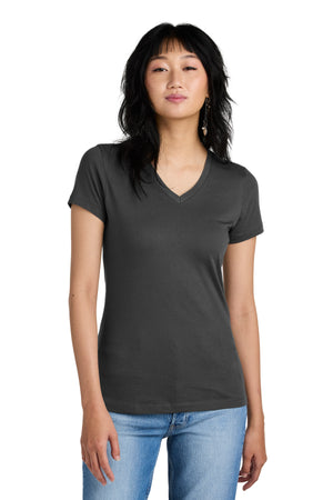 District® - Women's Perfect Weight® V-Neck Tee. DM1170L