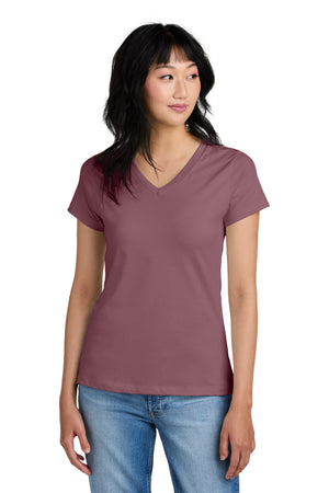 District® - Women's Perfect Weight® V-Neck Tee. DM1170L