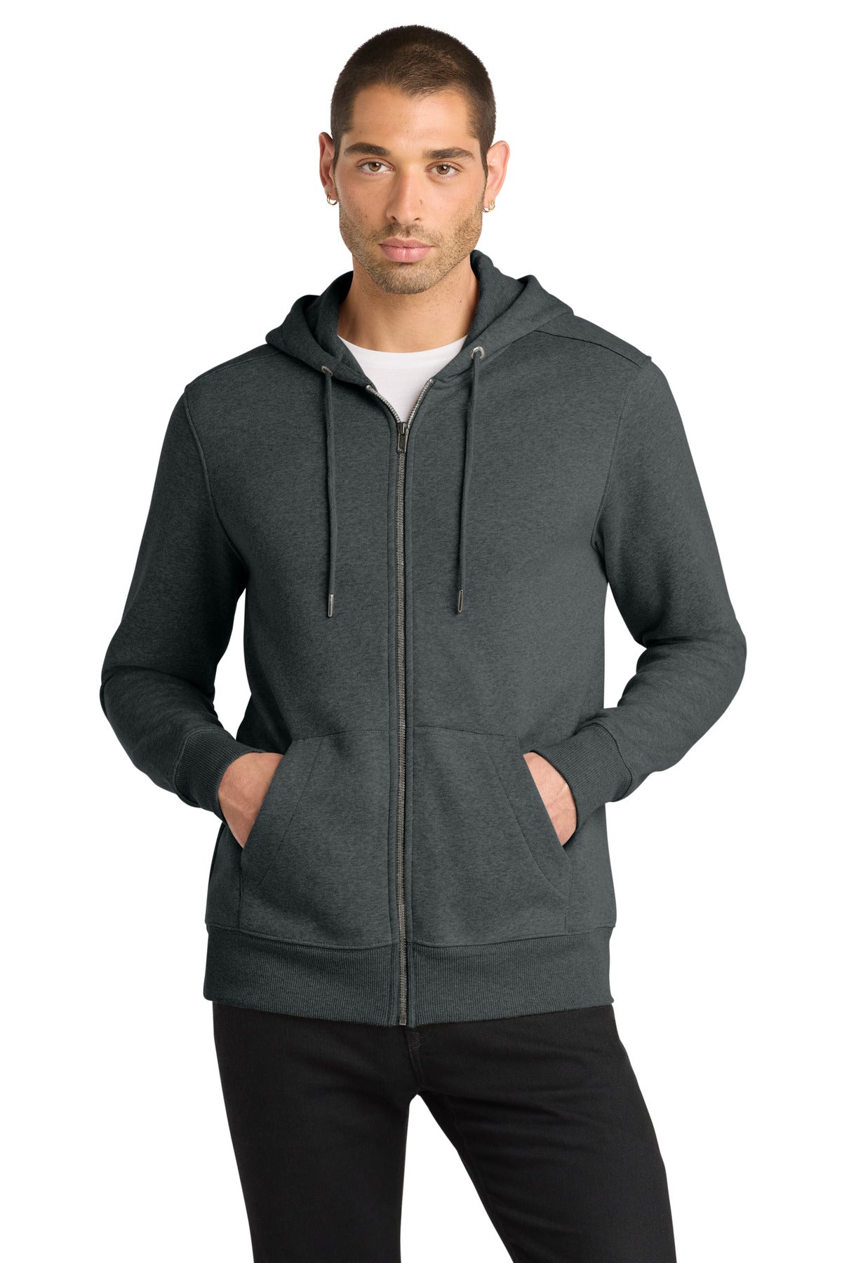 District ® Perfect Weight ® Fleece Full-Zip Hoodie DT1103 – SanMar