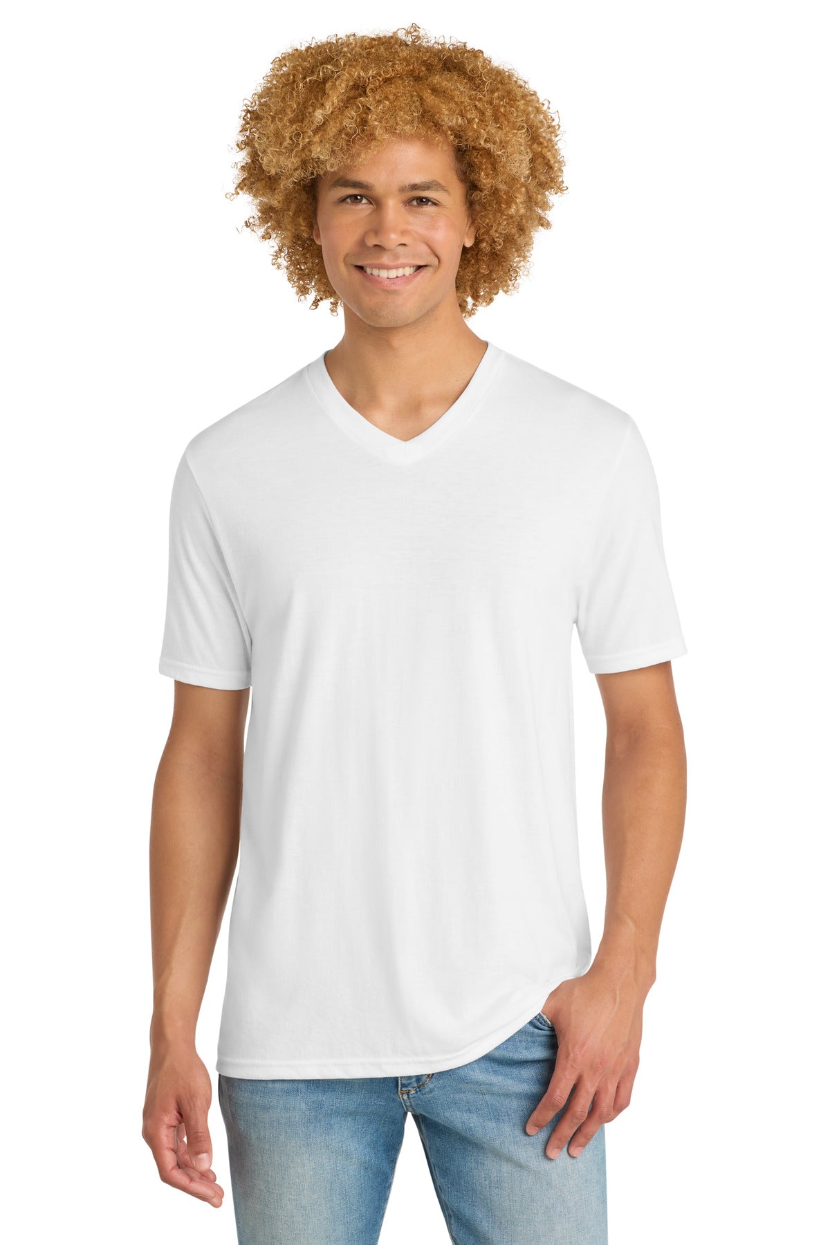 District ®  Perfect Tri® V-Neck Tee. DT1350