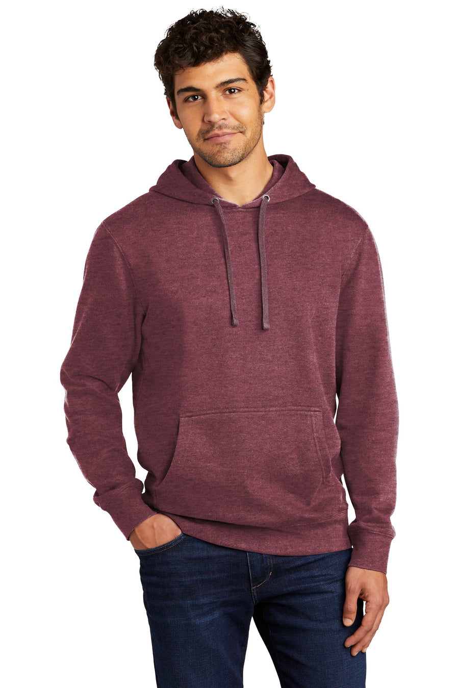 DT6100-Heathered Cardinal-front_model