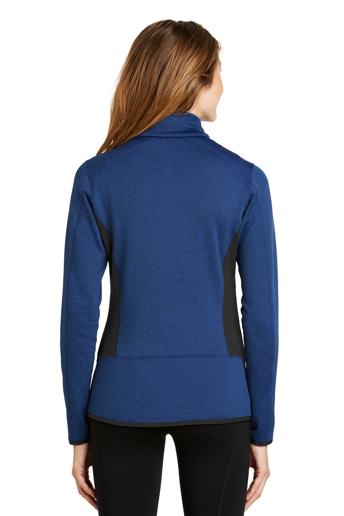 Eddie Bauer® Women's Full-Zip Heather Stretch Fleece Jacket. EB239 Eddie Bauer® Women's Full-Zip Heather Stretch Fleece Jacket. EB239