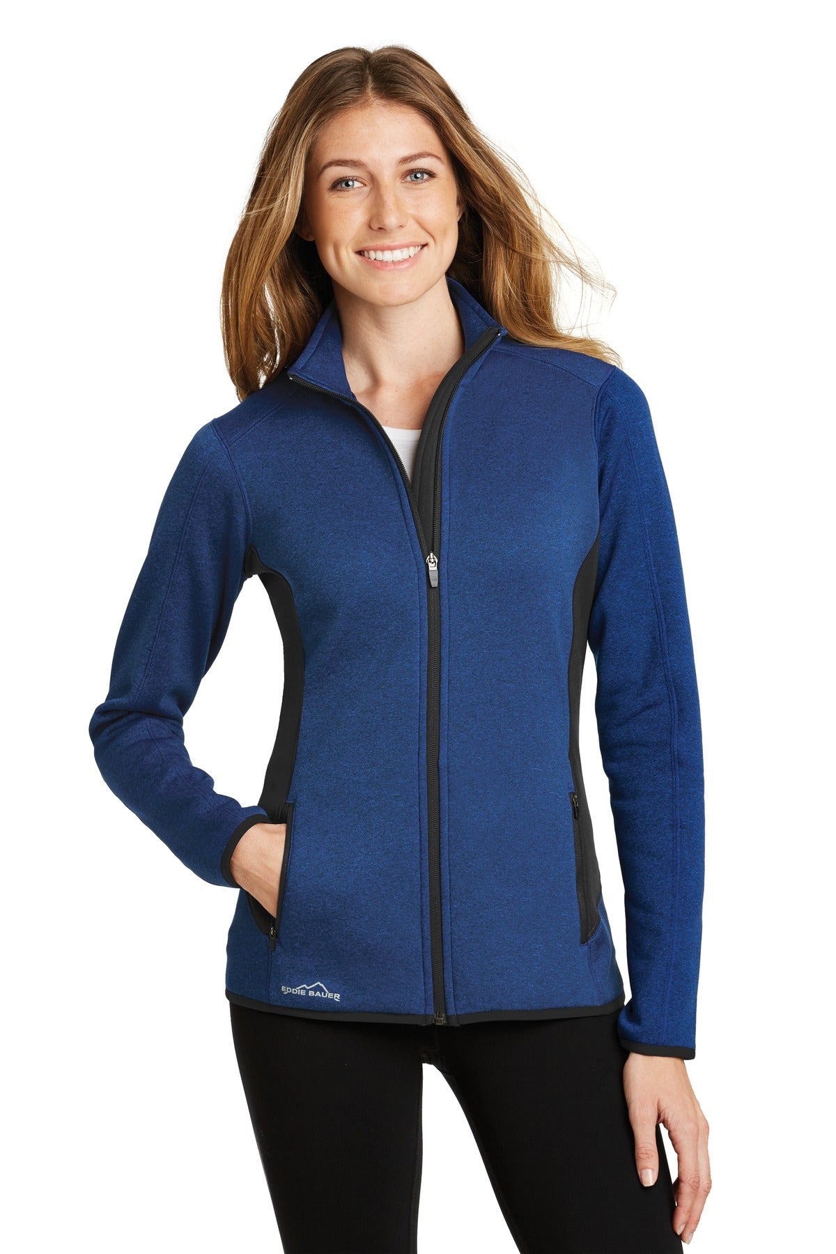アンドエルシー　ブルゾン Eddie Bauer® Women's Full-Zip Heather Stretch Fleece Jacket. EB239