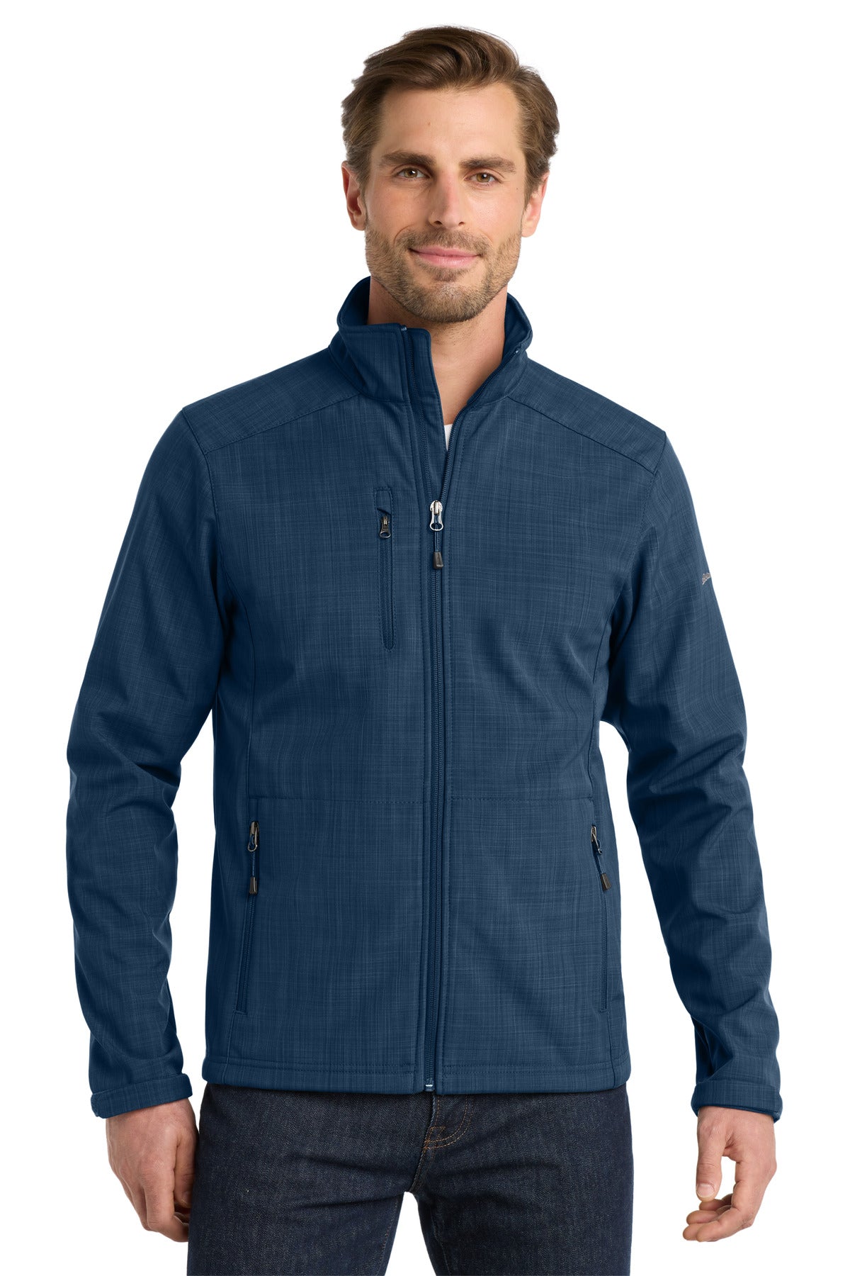 Eddie Bauer® Shaded Crosshatch Soft Shell Jacket. EB532 – SanMar