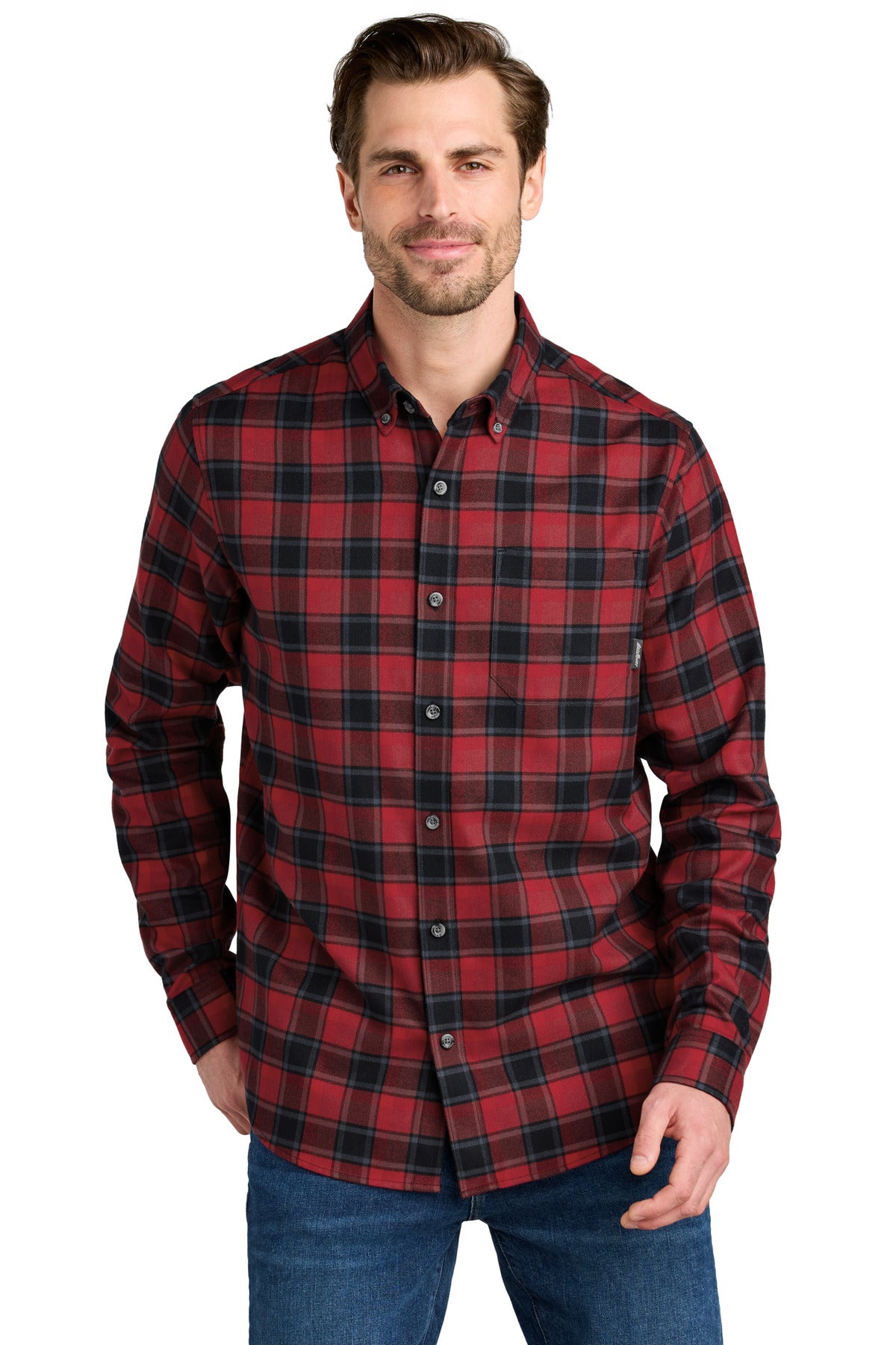 Eddie Bauer® Long Sleeve Favorite Flannel Plaid Shirt EB610