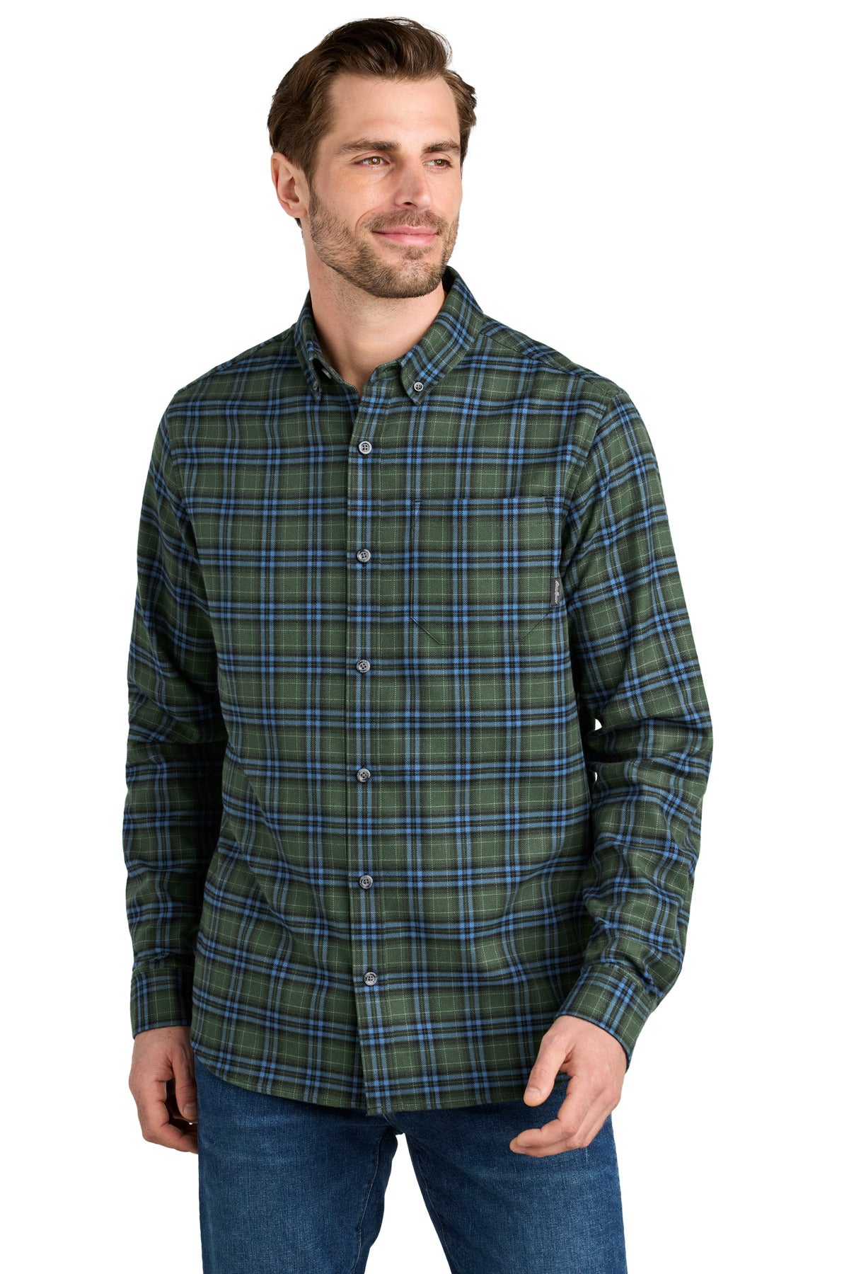 Eddie Bauer® Long Sleeve Favorite Flannel Plaid Shirt EB610