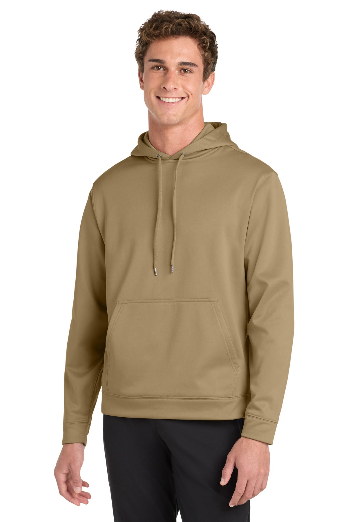 Sport-Tek Sport-Wick Fleece Hooded Pullover - Lightweight 8-ounce Polyester Hoodie For Warm-Ups & Cool Downs
