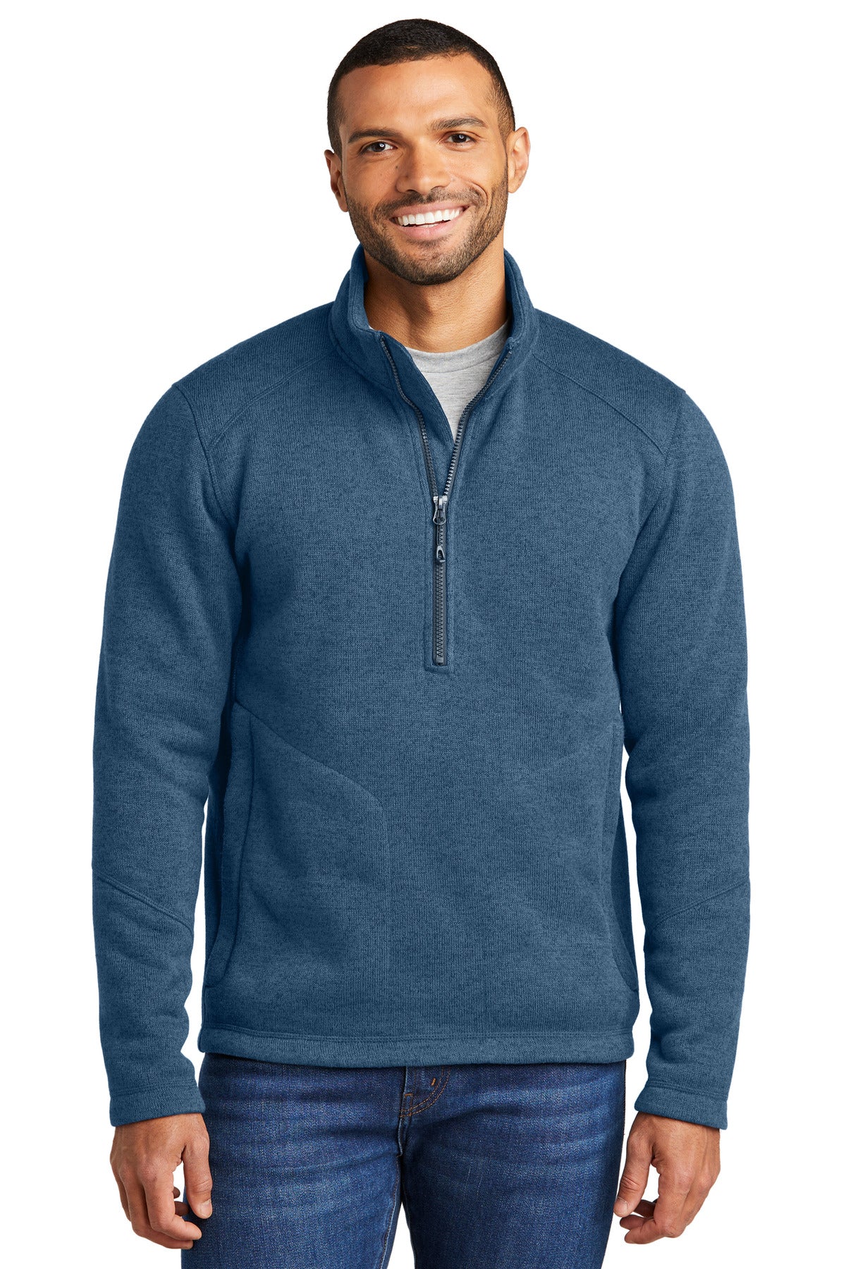 Port Authority® Arc Sweater Fleece 1/4-Zip F426 – SanMar Sports