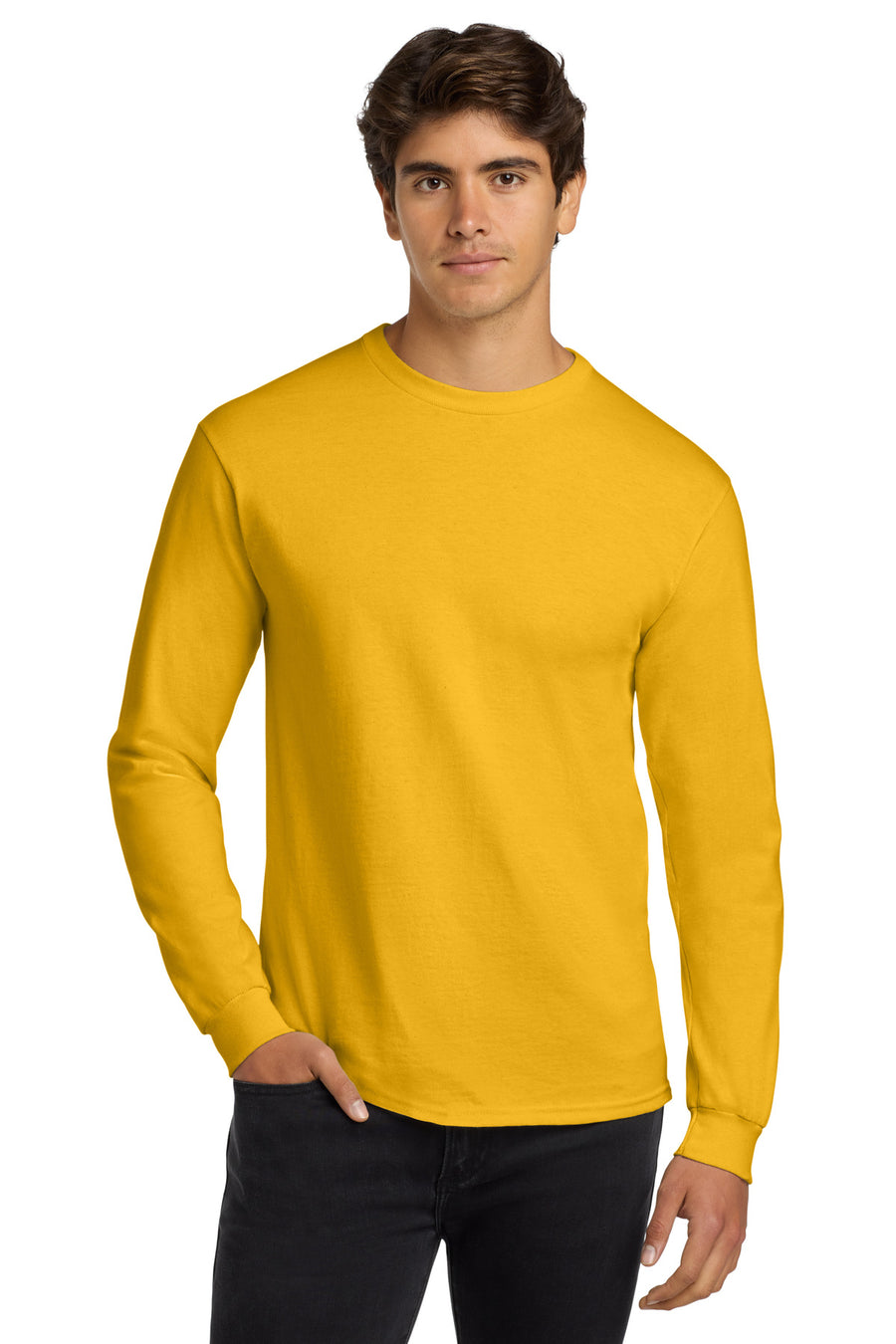 Gildan - Ultra Cotton 100% US Cotton Long Sleeve T-Shirt.  G2400