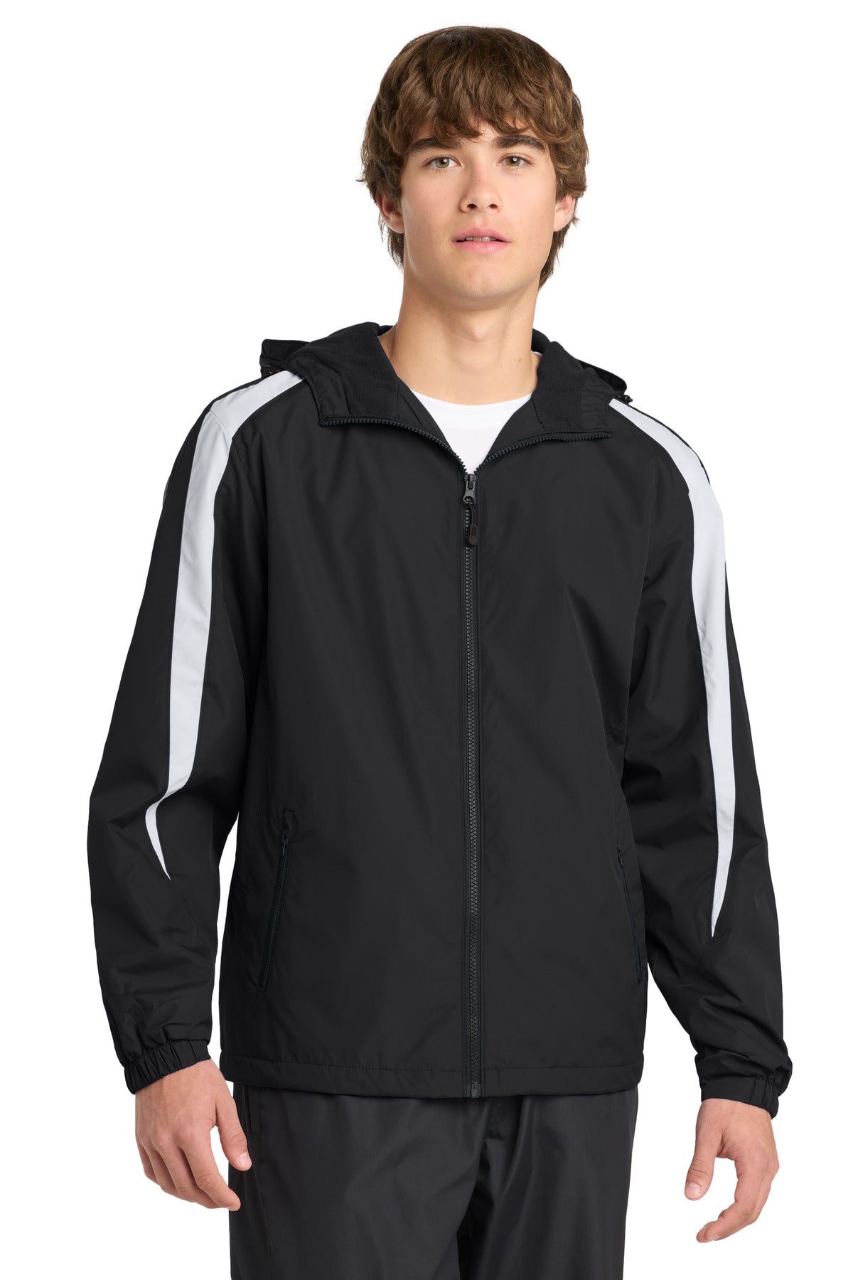 Sport-Tek® Fleece-Lined Colorblock Jacket. JST81