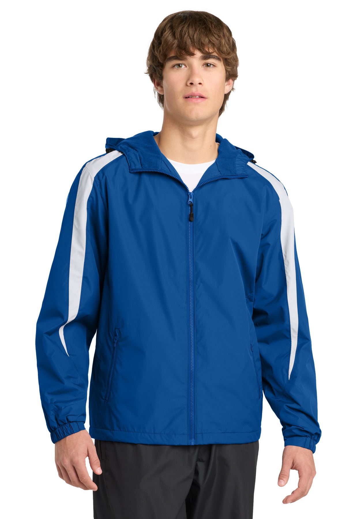 Sport-Tek® Fleece-Lined Colorblock Jacket. JST81