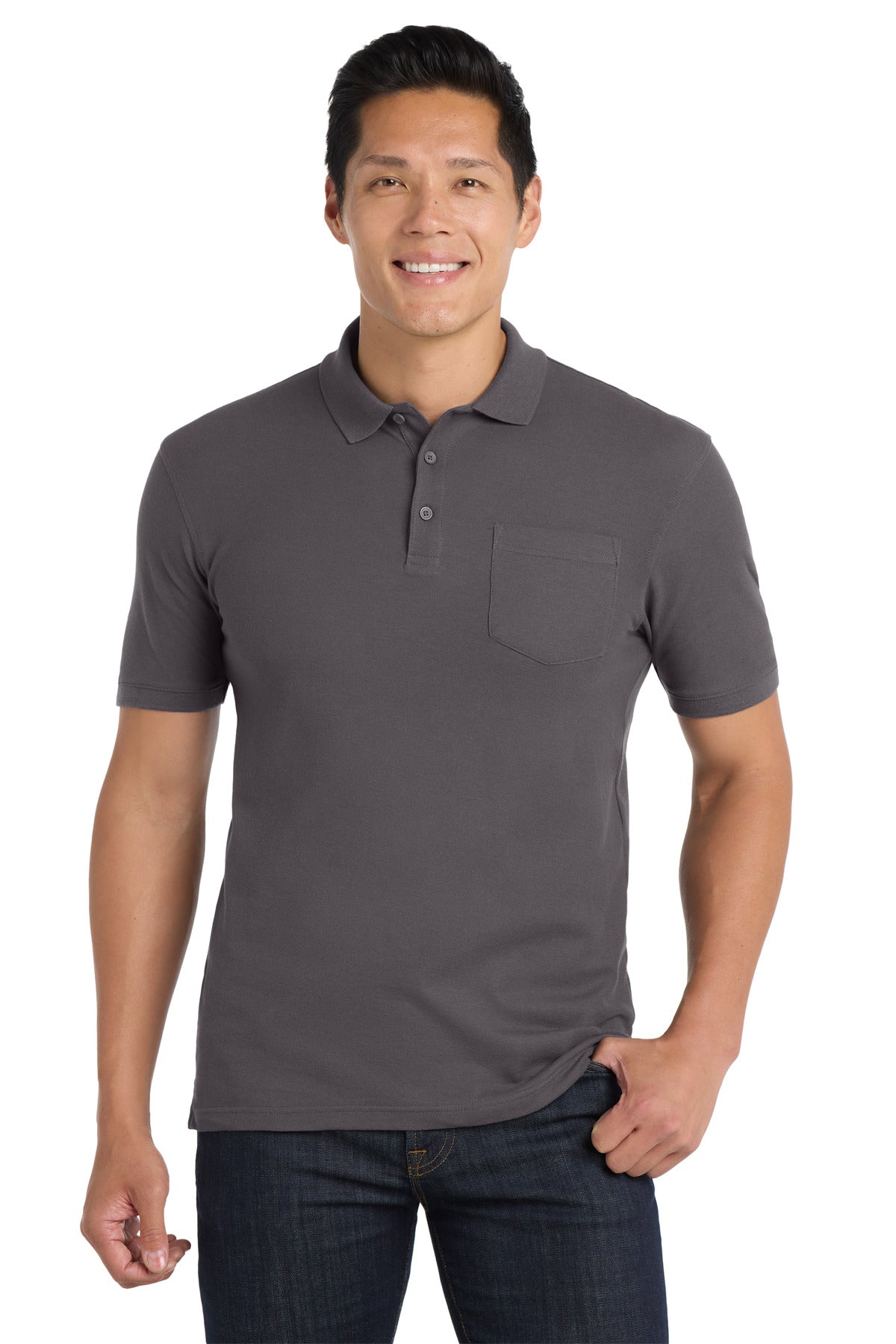 Port Authority® Core Classic Pique Pocket Polo. K100P – SanMar Sports