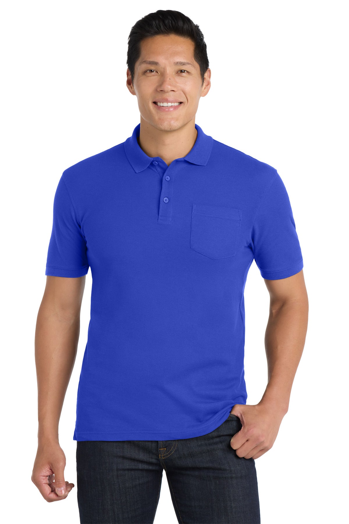 Port Authority® Core Classic Pique Pocket Polo. K100P – SanMar Sports