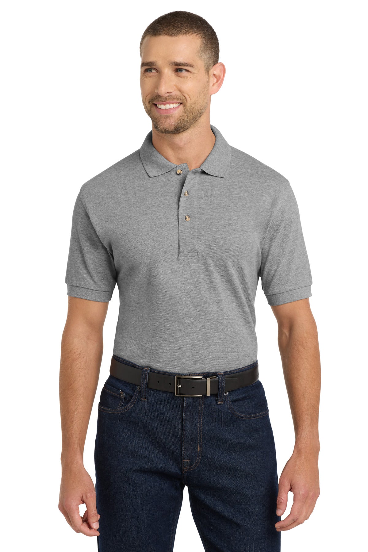 Port Authority® Heavyweight Cotton Pique Polo.  K420
