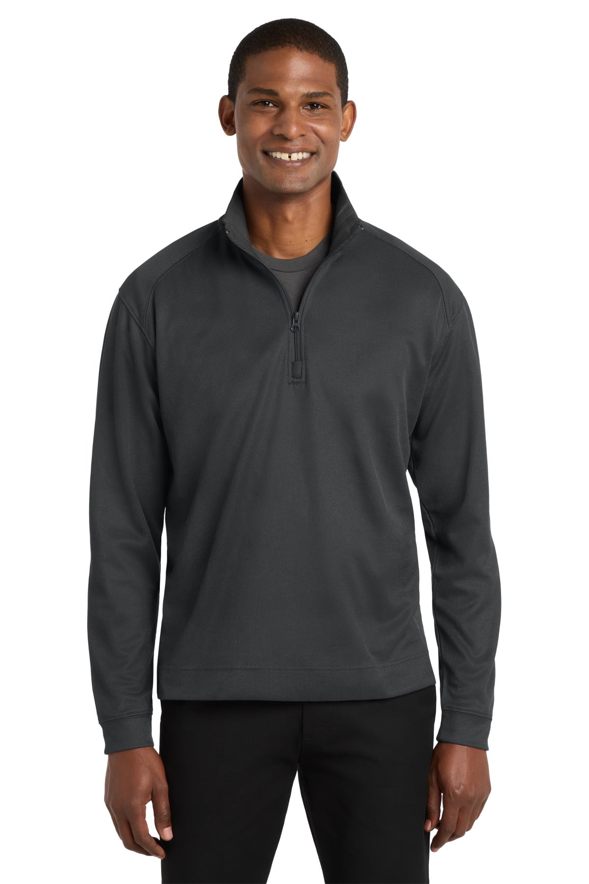 Port Authority® Vertical Texture 1/4-Zip Pullover. K805 – SanMar