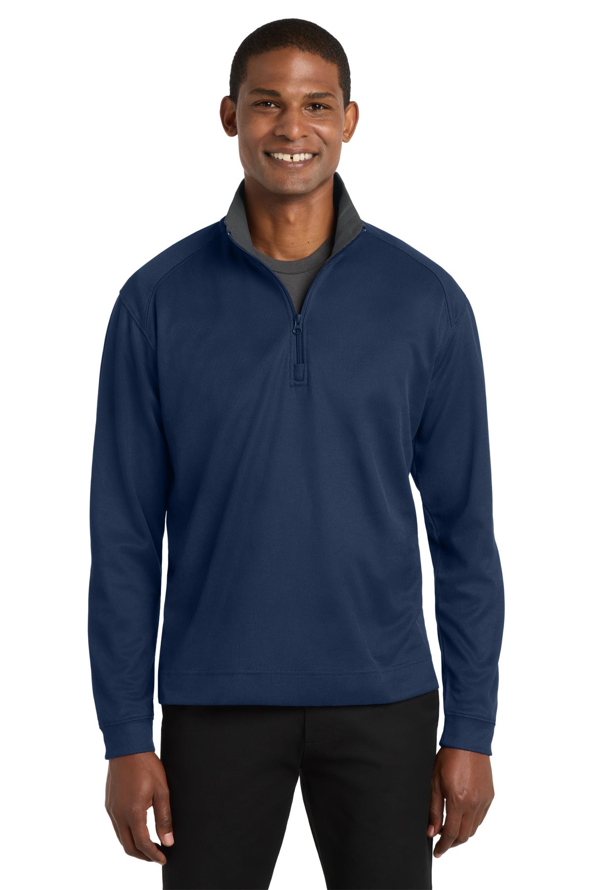 RRLRalph Lauren インディゴサーマルパーカXS Port Authority® Vertical Texture 1/4-Zip Pullover. K805 – SanMar