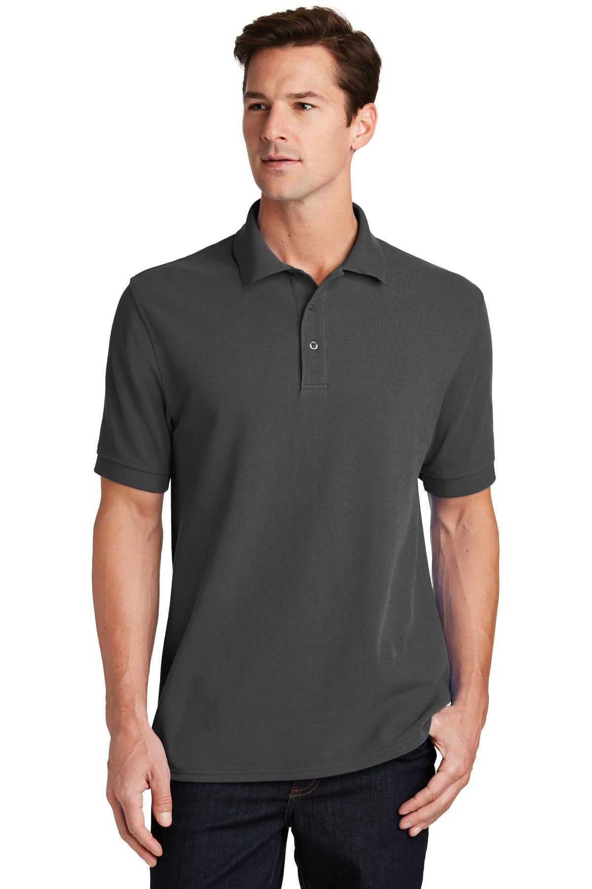 Port & Co™ Combed Ring Spun Pique Polo. KP1500