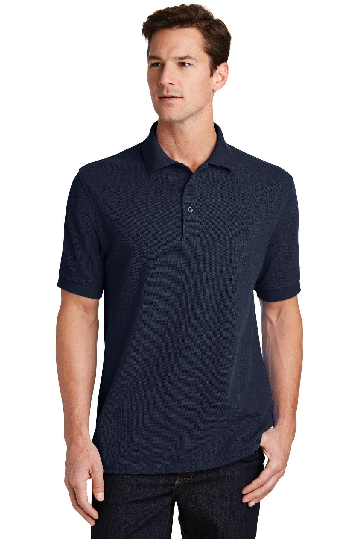 Port & Co™ Combed Ring Spun Pique Polo. KP1500