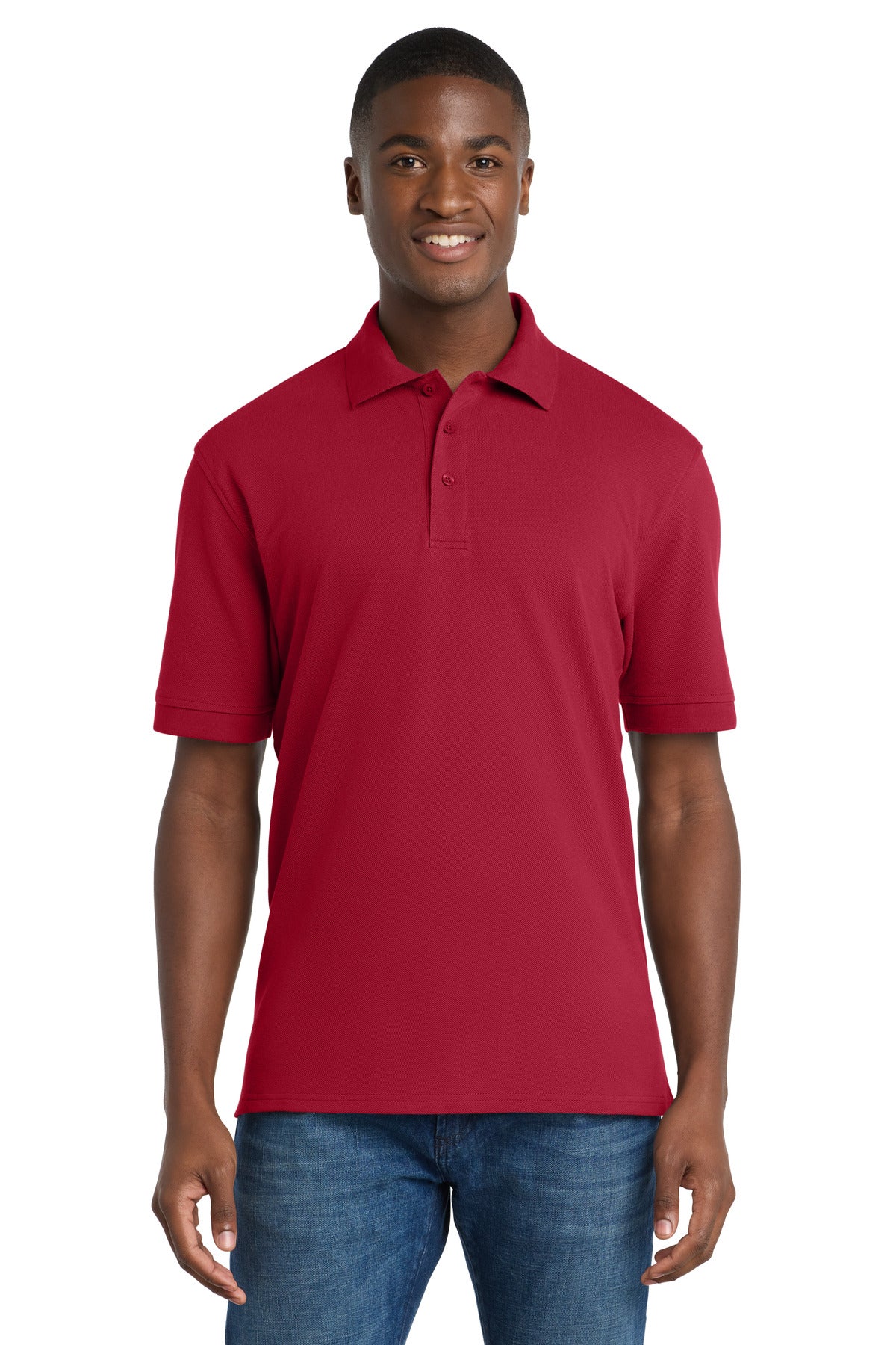 Port & Co™ Combed Ring Spun Pique Polo. KP1500