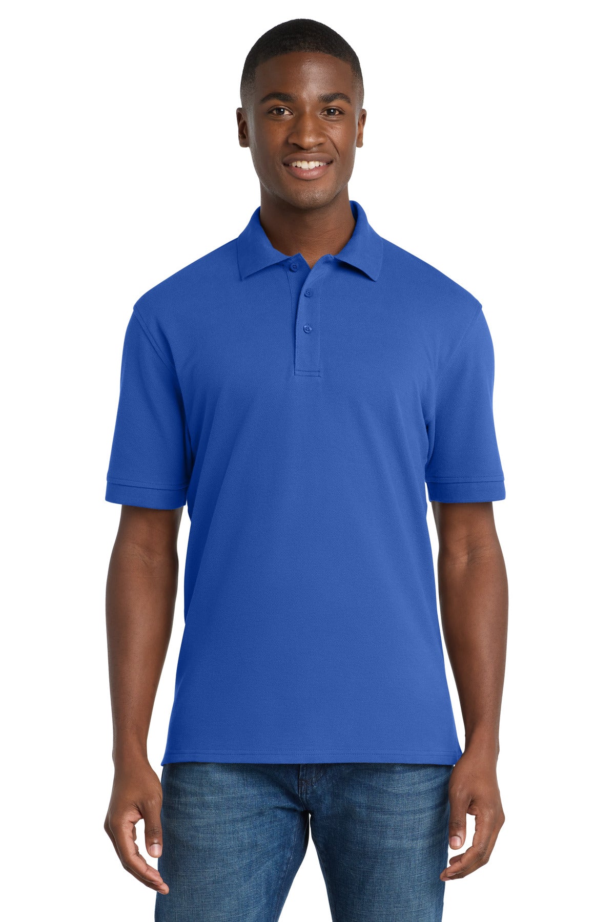 Port & Co™ Combed Ring Spun Pique Polo. KP1500