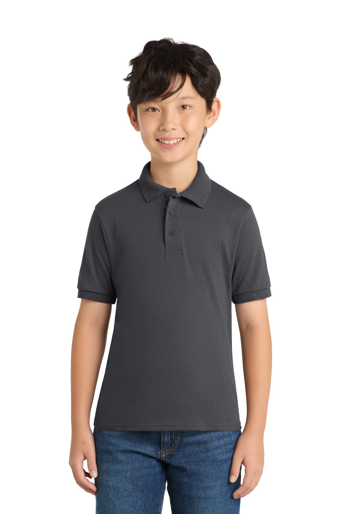 Port & Co™ Youth Core Blend Jersey Knit Polo. KP55Y – SanMar Sports