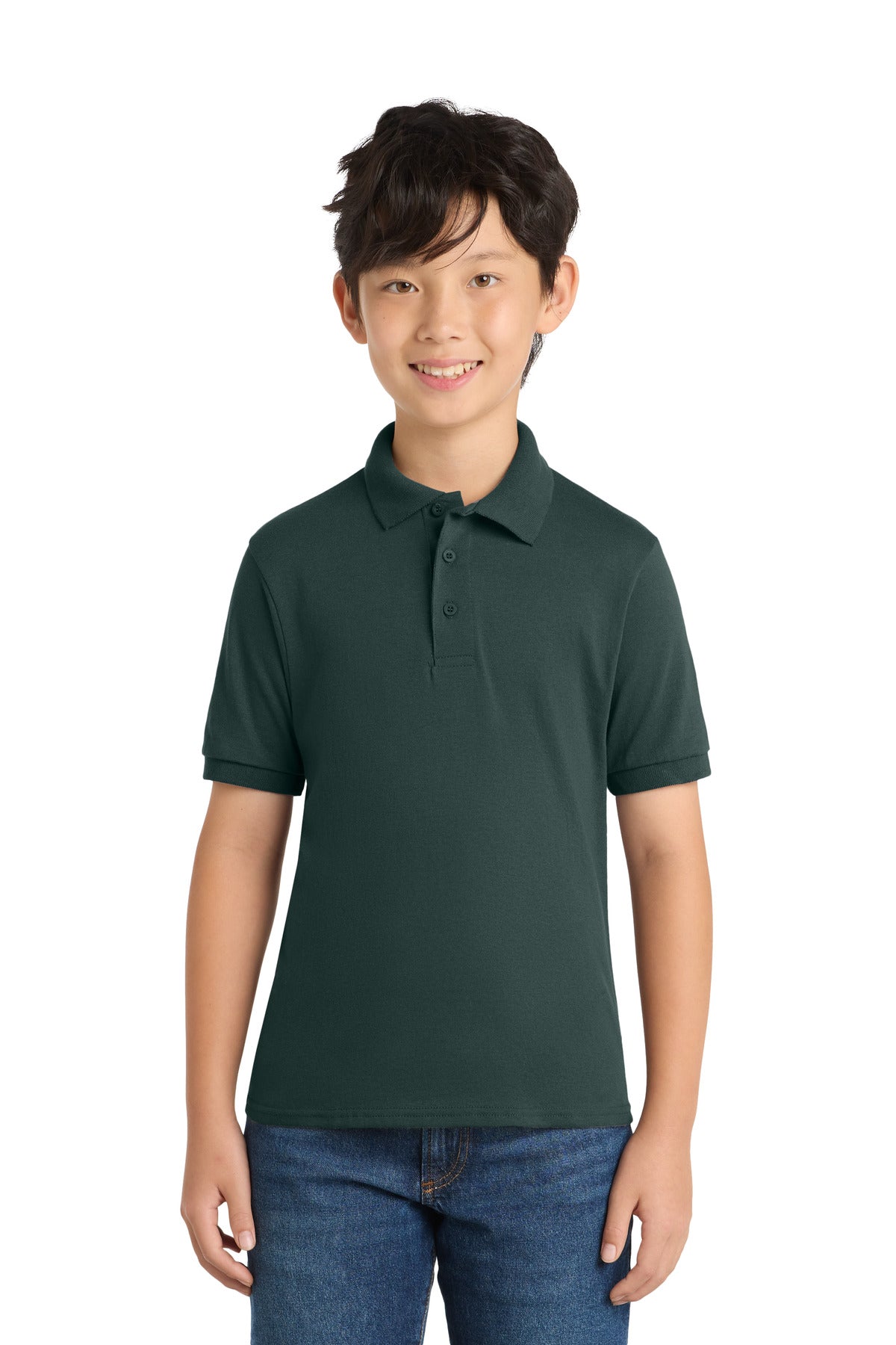 Port & Co™ Youth Core Blend Jersey Knit Polo. KP55Y – SanMar Sports