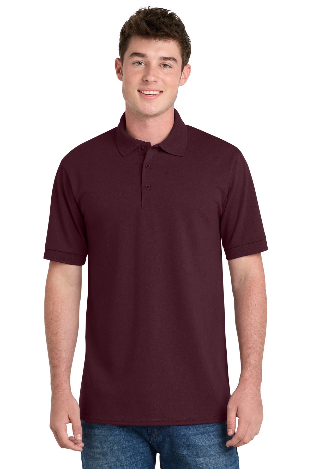 Port & Co™ Core Blend Jersey Knit Polo. KP55