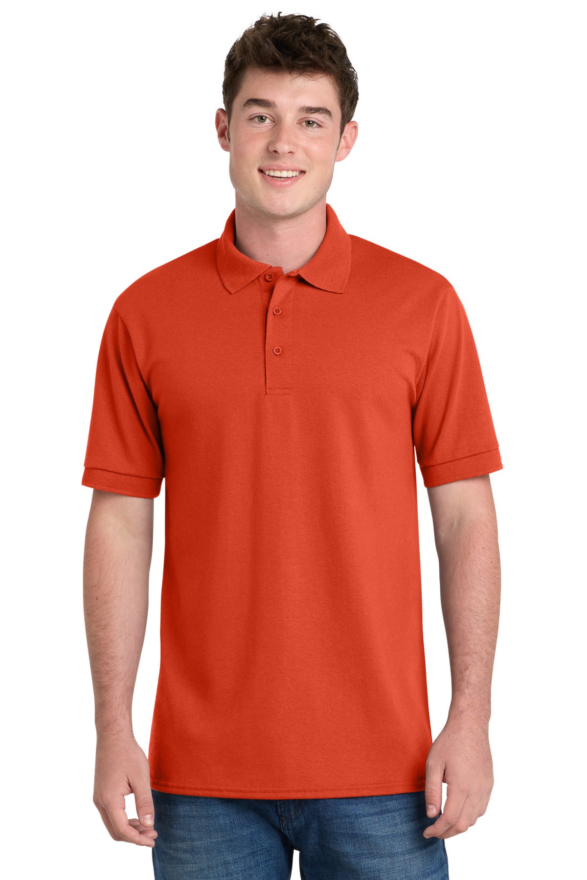 Port & Co™ Core Blend Jersey Knit Polo. KP55