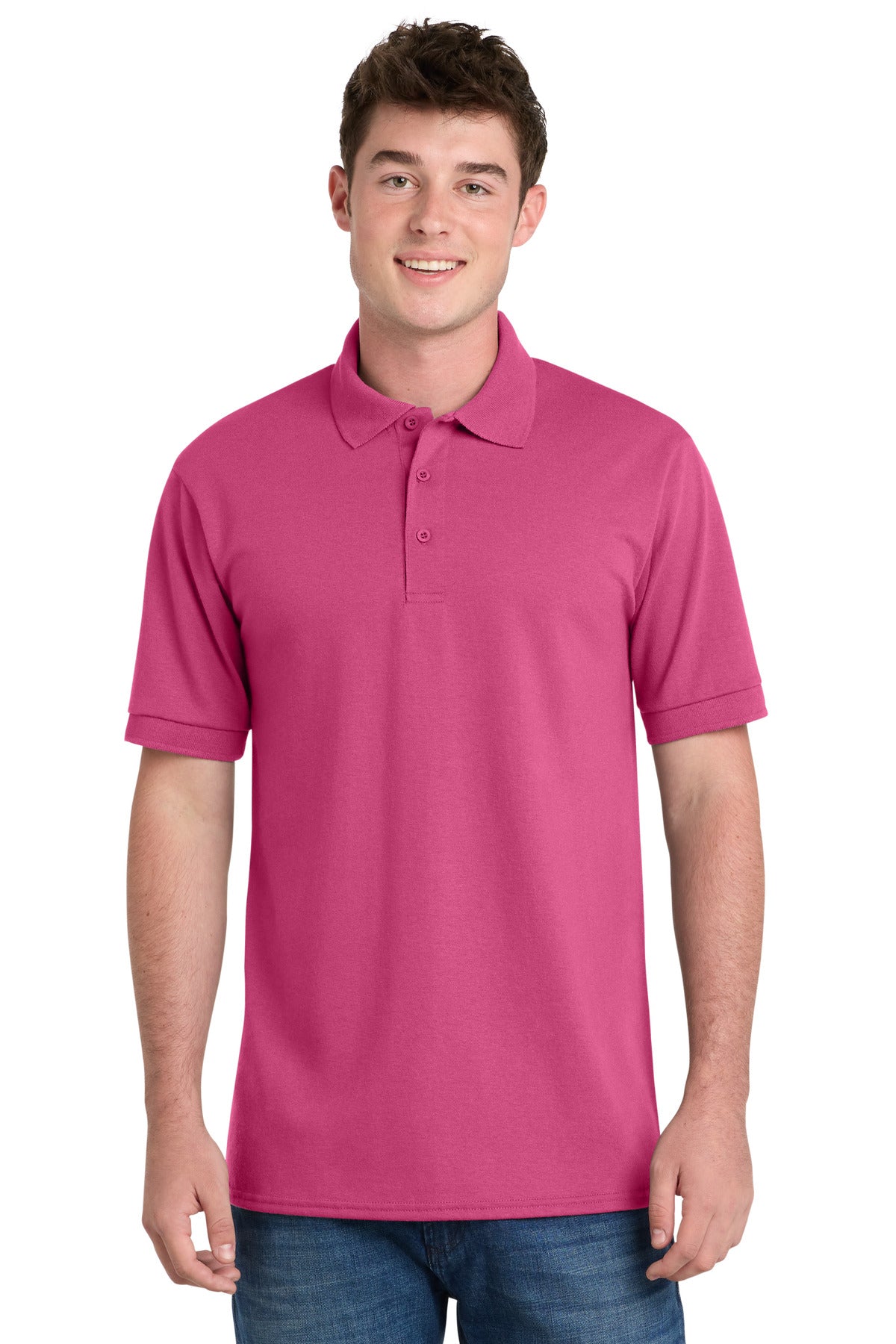Port & Co™ Core Blend Jersey Knit Polo. KP55