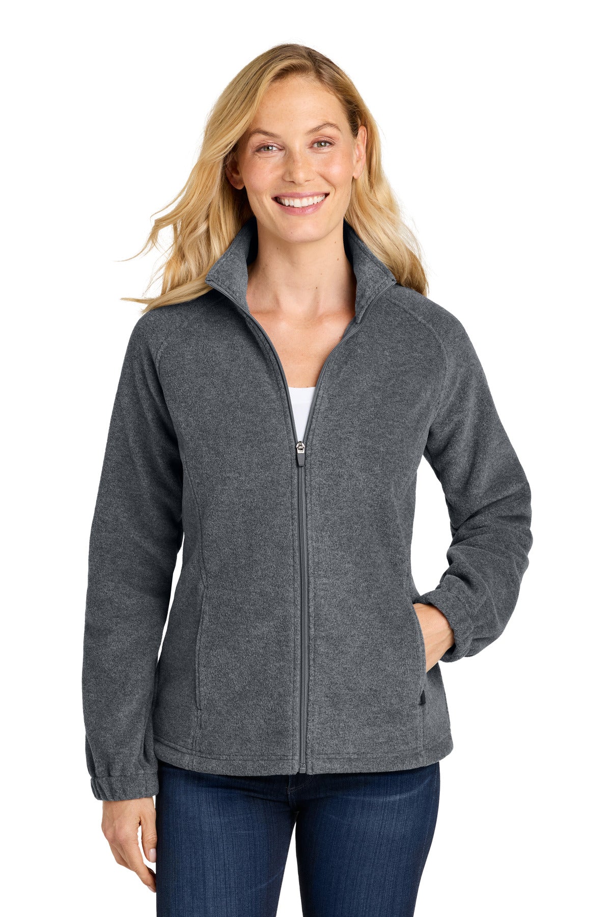 Port Authority® Women's Plush Fleece Full-Zip Jacket L190