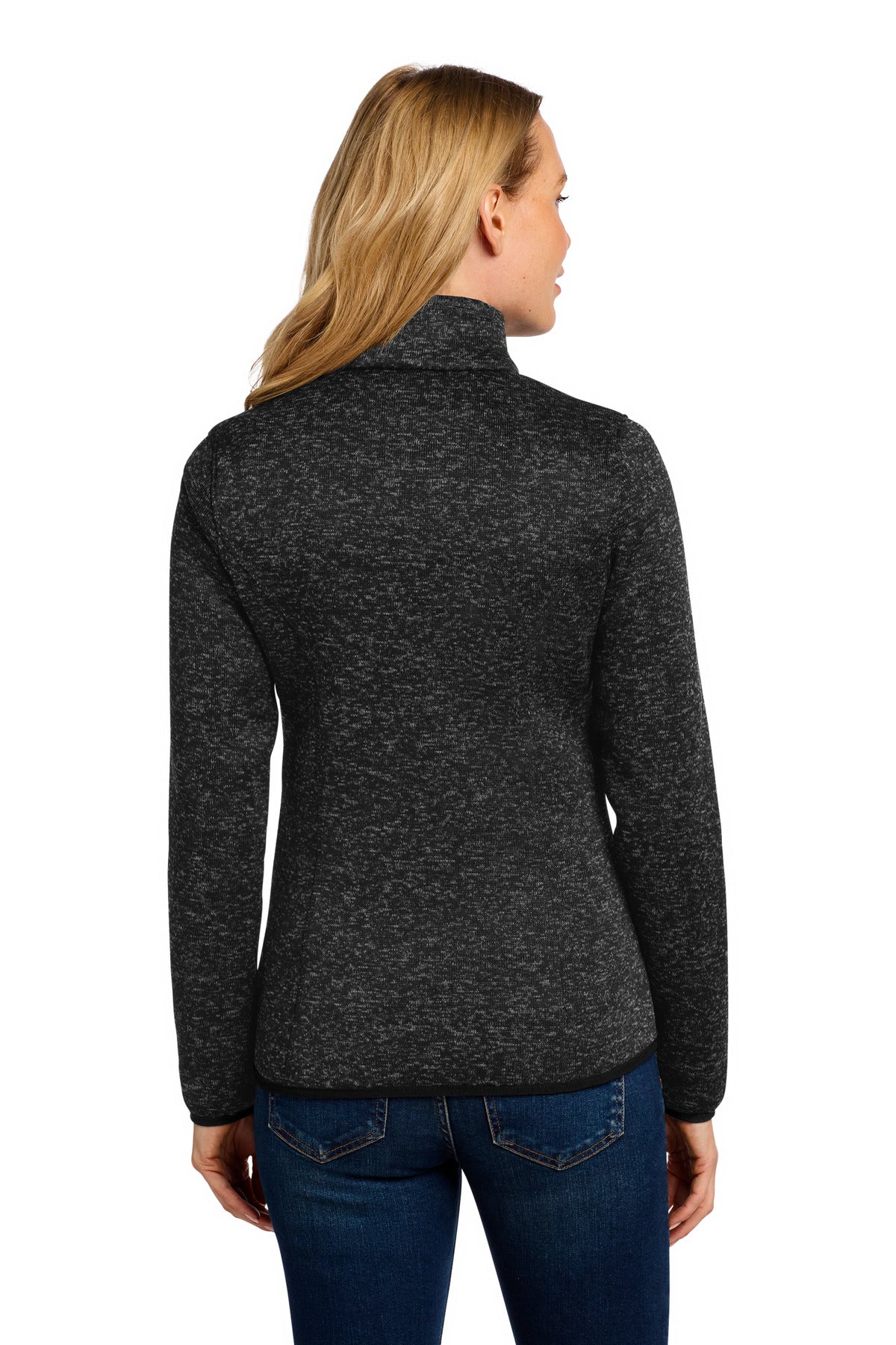 Port Authority® Women's Sweater Fleece Jacket. L232 – SanMar Sports
