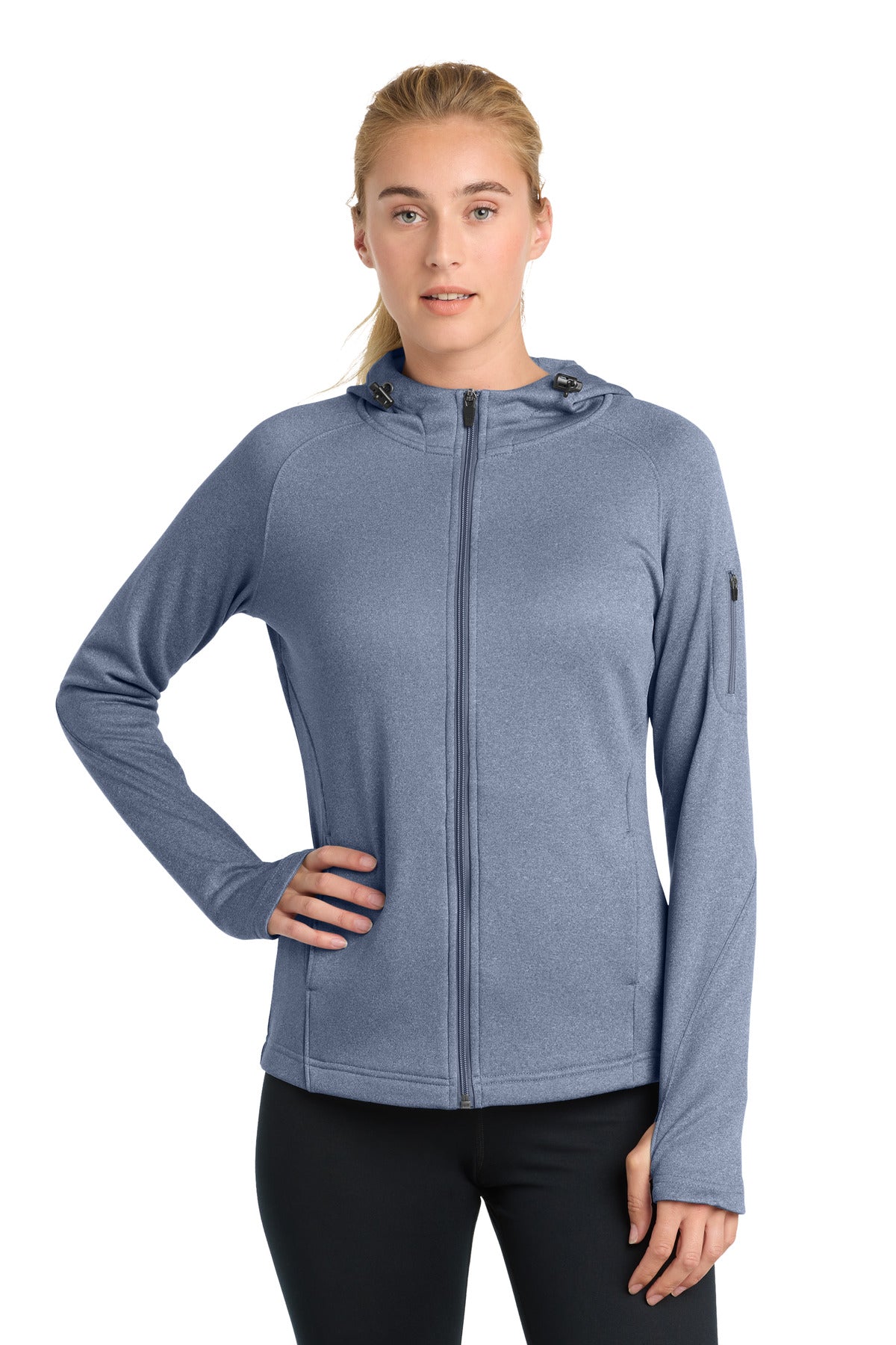 Sport-Tek® Women's Tech Fleece Full-Zip Hooded Jacket. L248