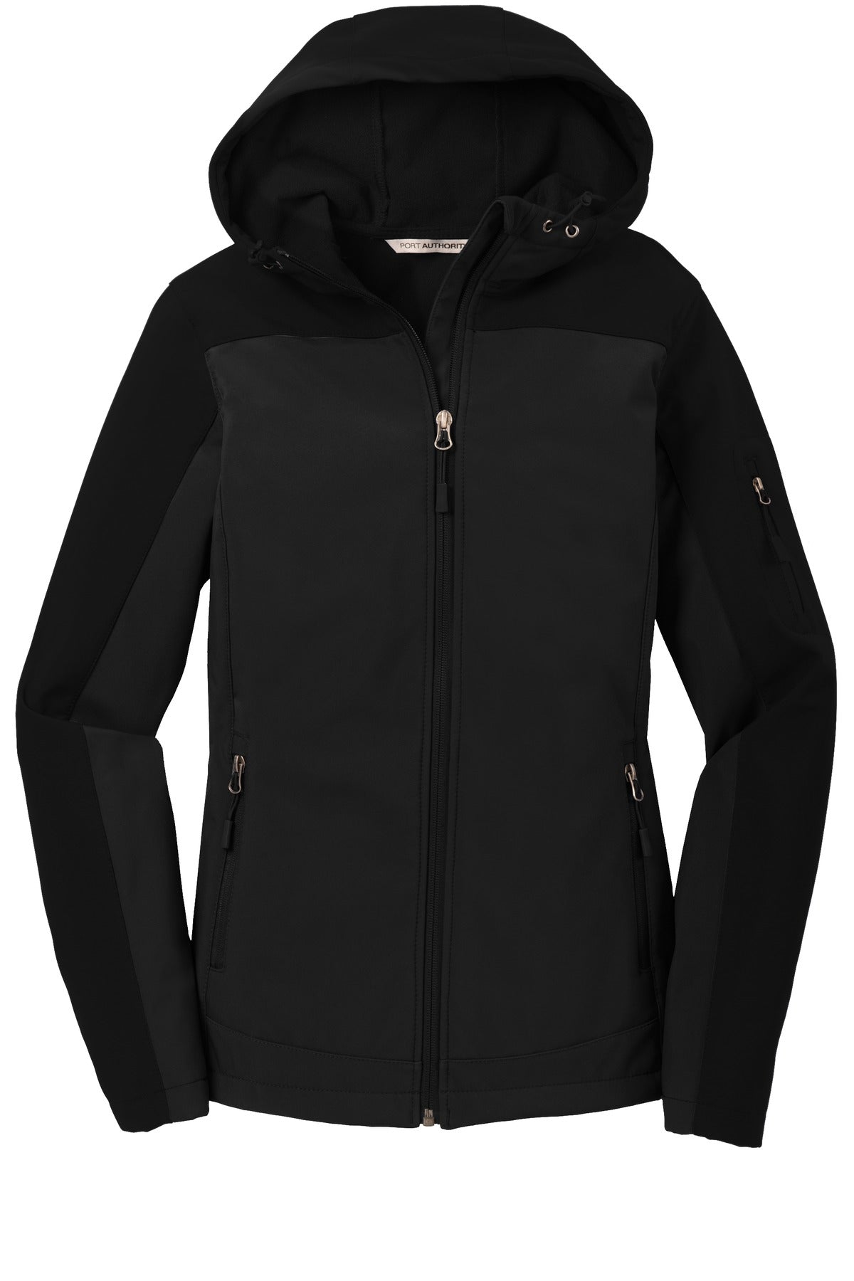 Port Authority® Women's Hooded Core Soft Shell Jacket. L335