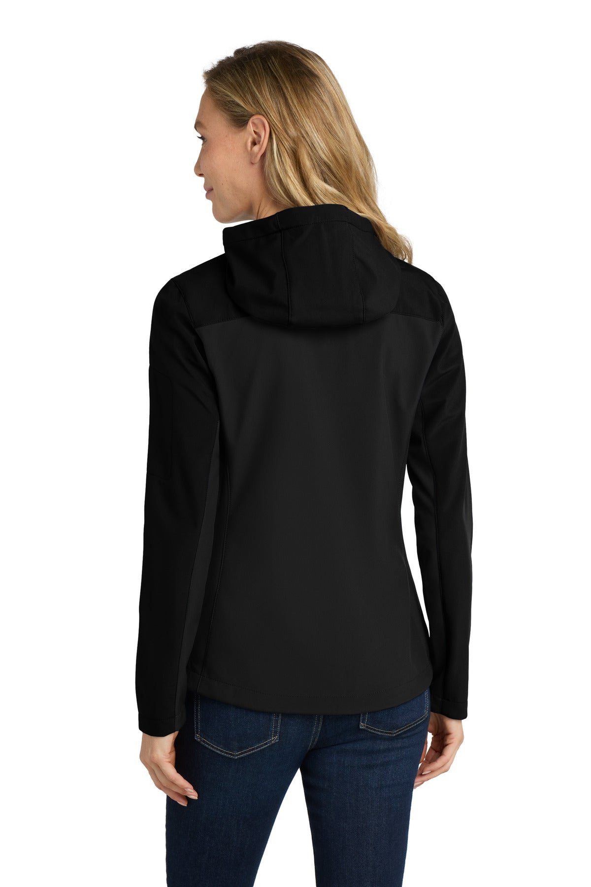 Port Authority® Women's Hooded Core Soft Shell Jacket. L335