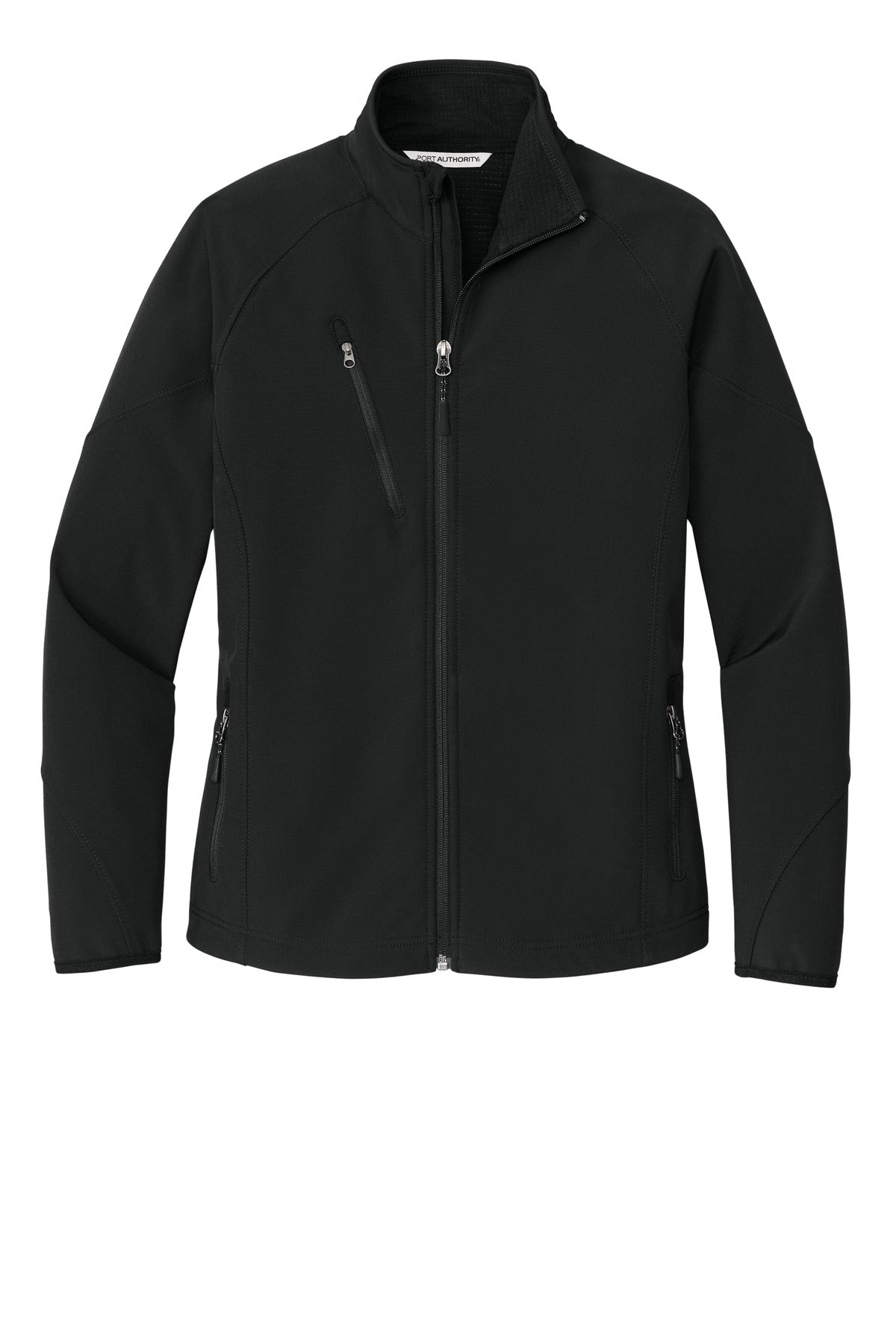 Port Authority® Women's Textured Soft Shell Jacket. L705 – SanMar