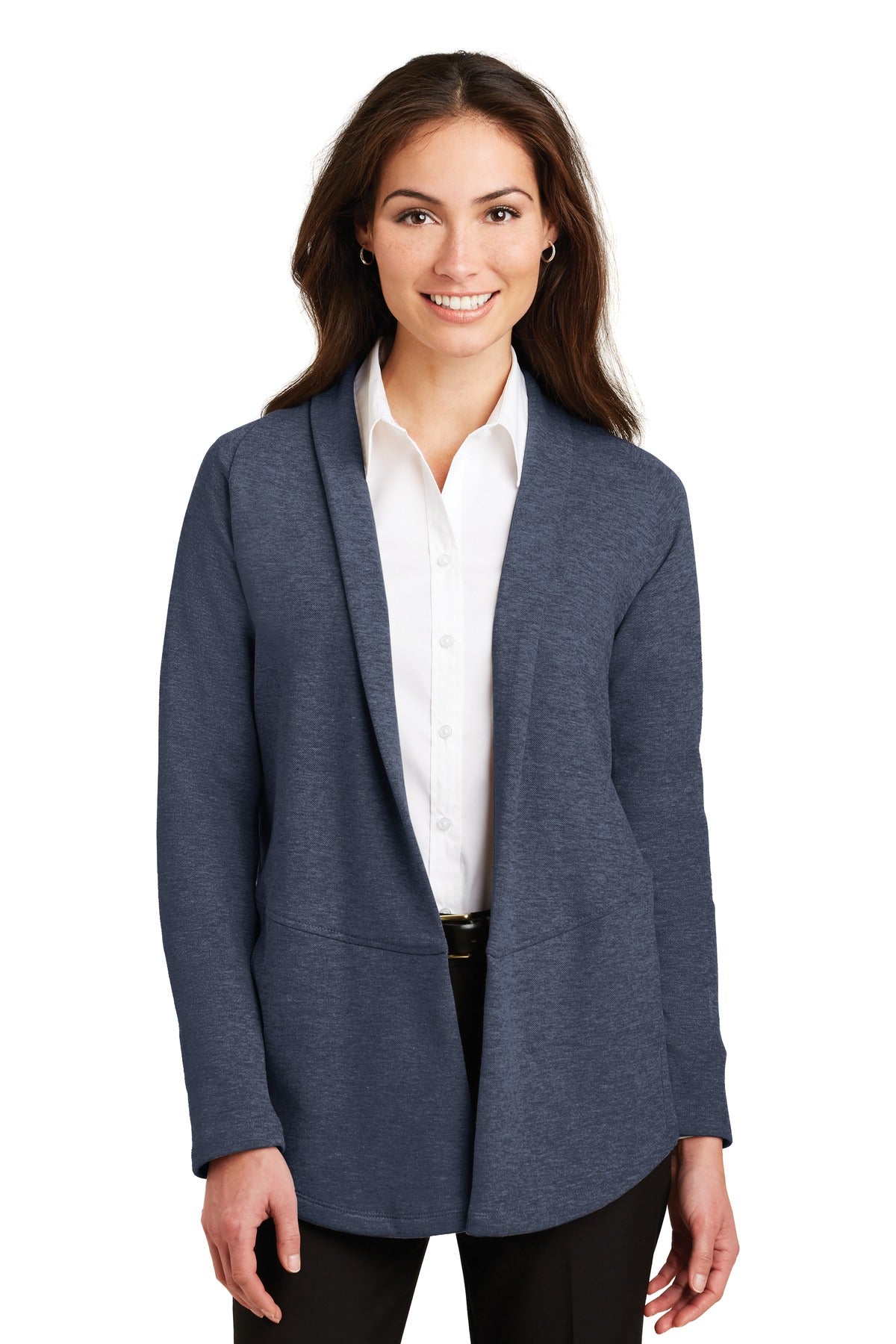 Port Authority® Women's Interlock Cardigan. L807 – SanMar Sports